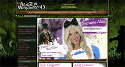 Desktop Screenshot of buyaliceinwonderlandcostumes.com