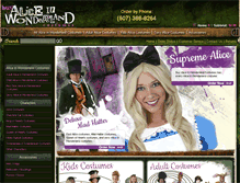 Tablet Screenshot of buyaliceinwonderlandcostumes.com